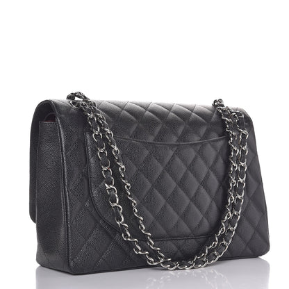 Chanel Caviar Quilted Maxi Double Flap Black 4 of 10