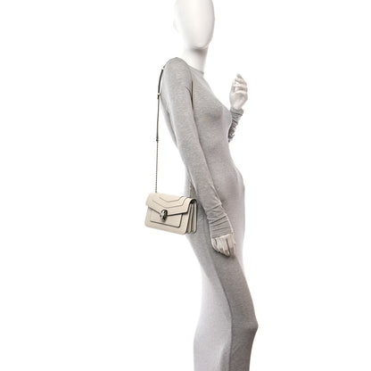 Bulgari Calfskin Serpenti Forever Small Crossbody Bag White Agate 2 of 10