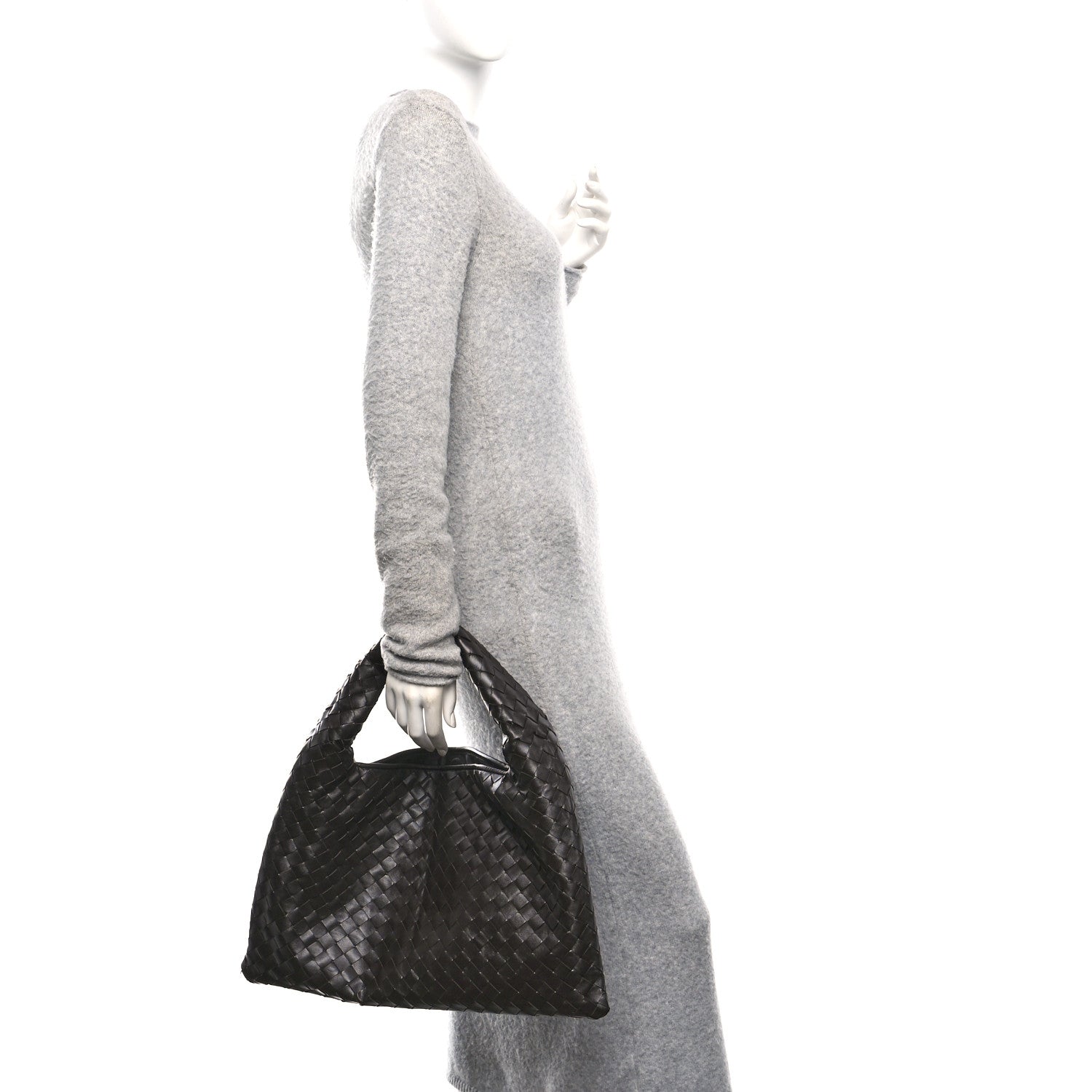 Bottega Veneta Calfskin Intrecciato Small Hop Fondant 3 of 12