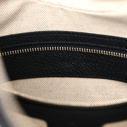 Gucci GG Supreme Monogram Textured Calfskin Web Large Attache Shoulder Bag Beige Blue 6 of 12