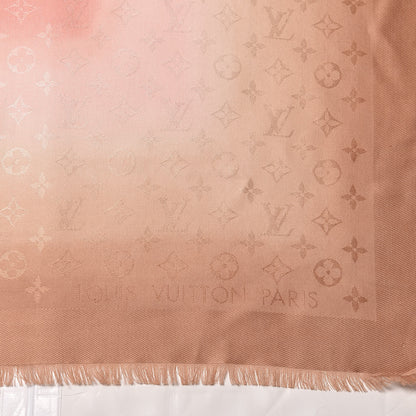 Louis Vuitton Silk Blurrygram Shawl Blush 3 of 4