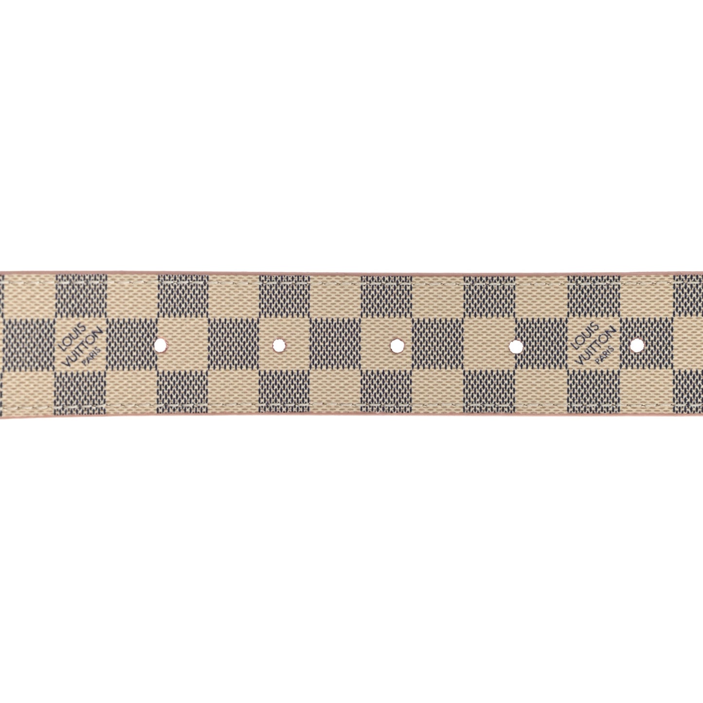 Damier Azur 30mm LV Initiales Reversible Belt 85 34 Pink
