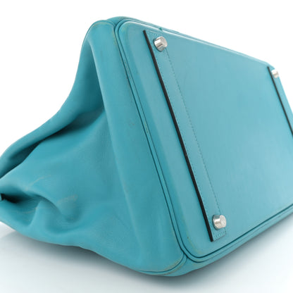 Hermes Swift Birkin 40 Turquoise 9 of 16