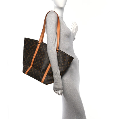 Louis Vuitton Monogram Sac Shopping Tote 2 of 10