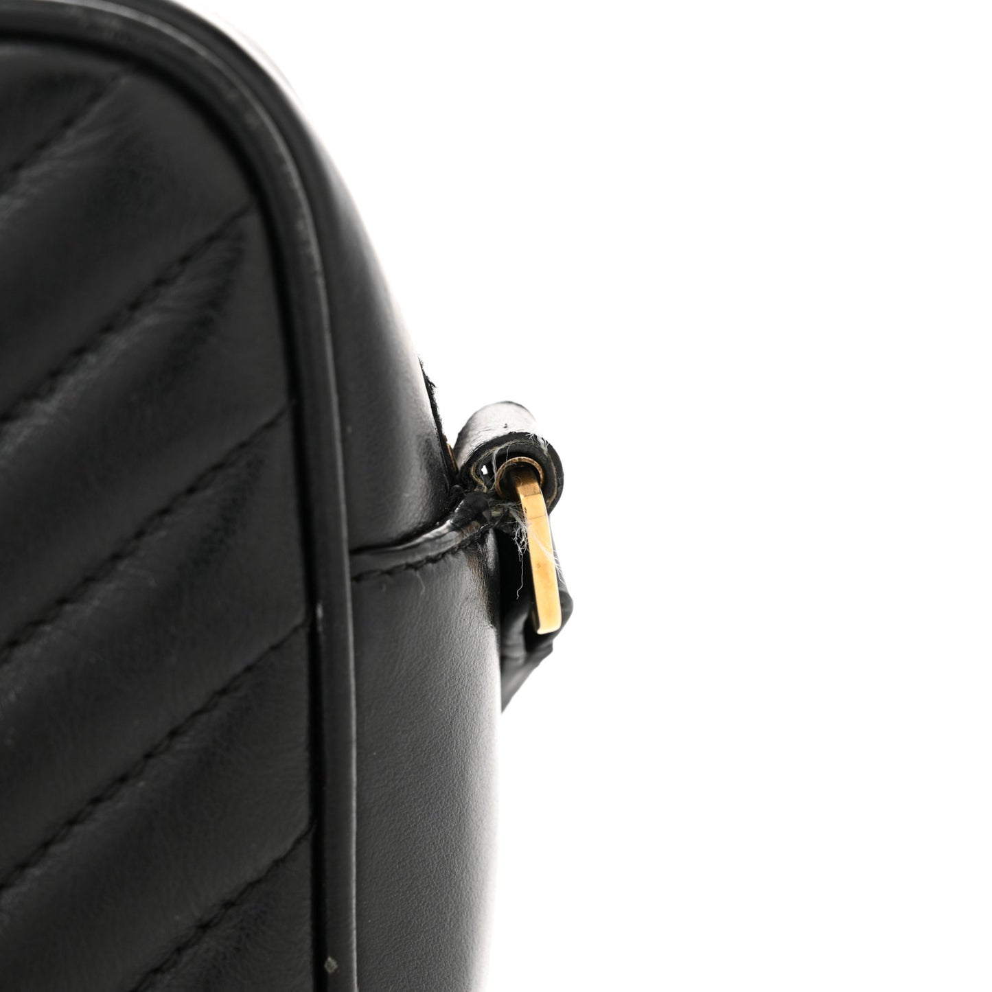 Calfskin Matelasse Monogram Lou Camera Bag Black