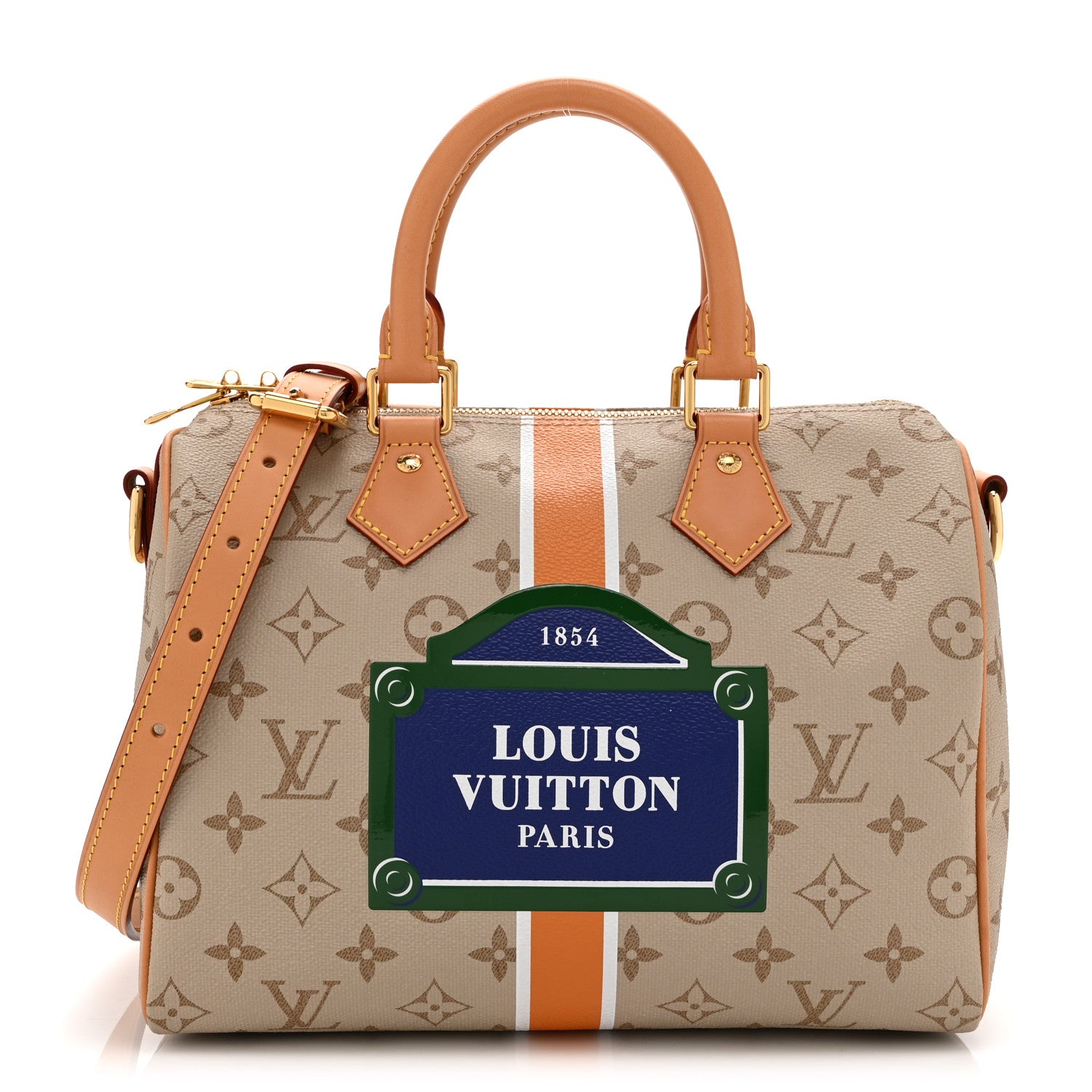 Louis Vuitton Monopaname Speedy Bandouliere 25 Beige Ocher 1 of 9