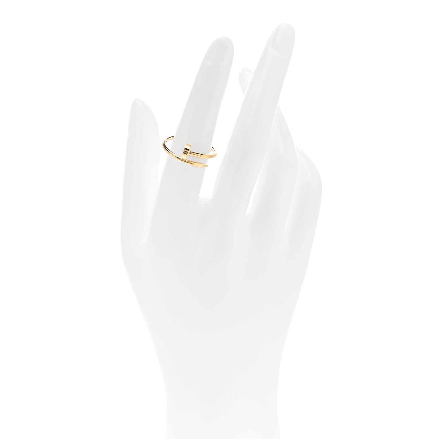18K Yellow Gold Small Juste Un Clou Ring 53 6.5