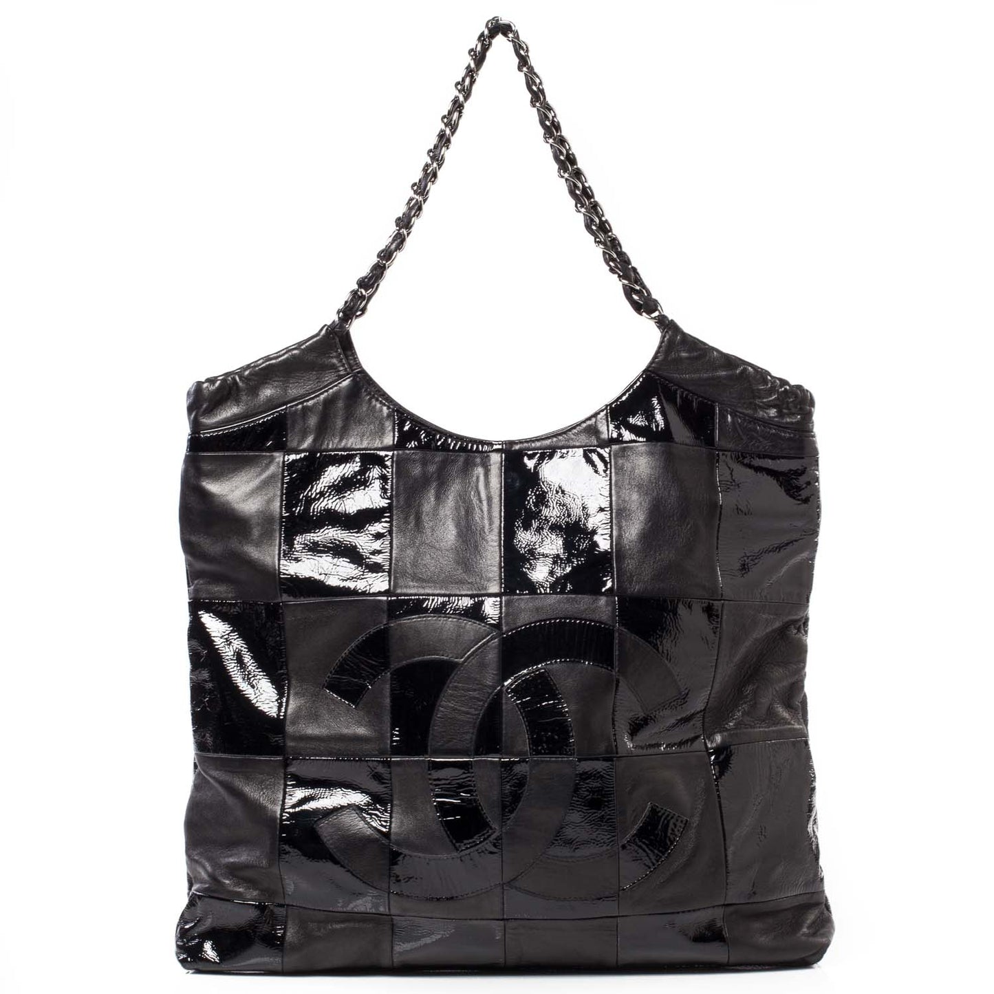 Patent Patchwork Brooklyn Large Tote