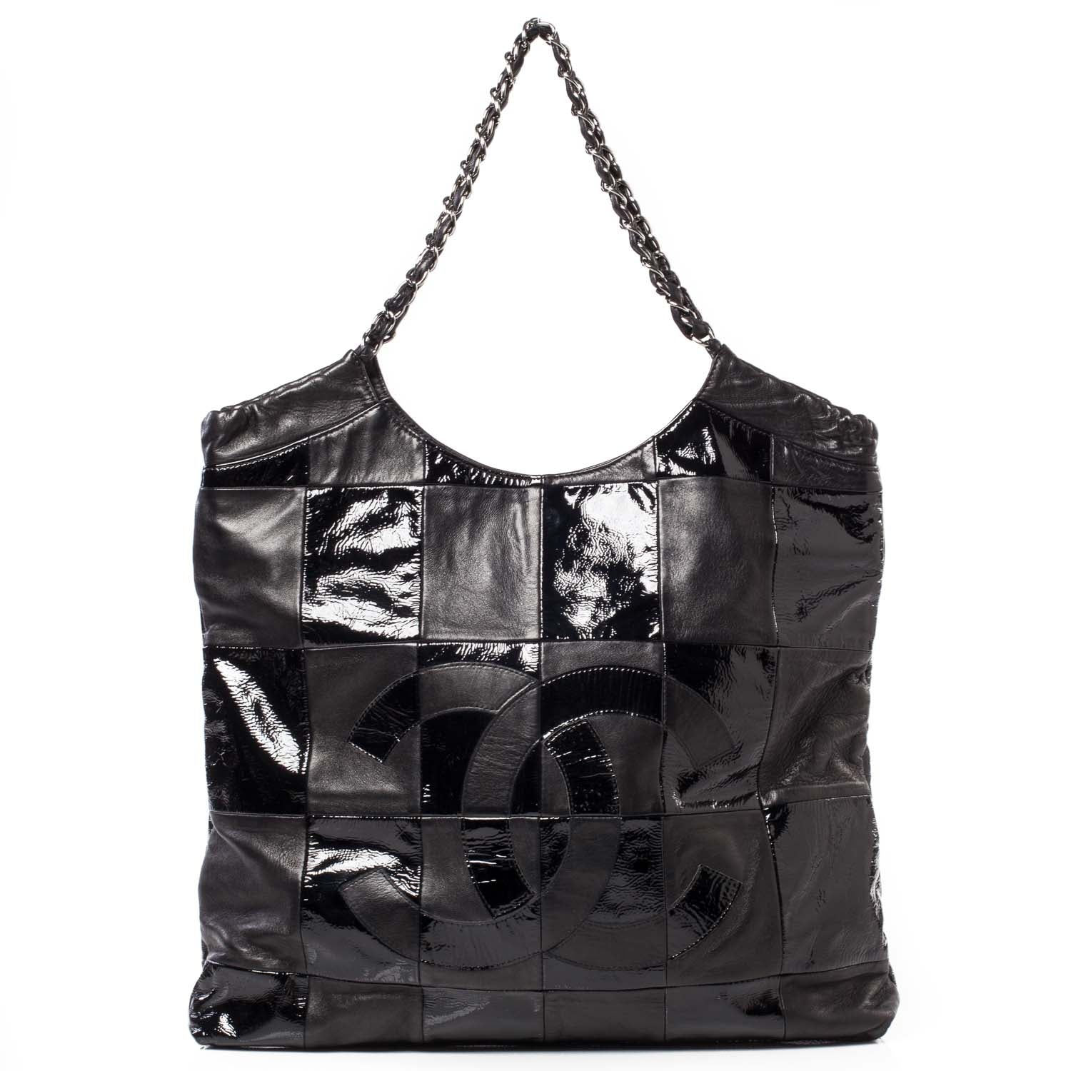 Chanel Patent Patchwork Brooklyn Large Tote 1 of 10