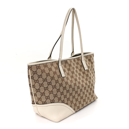 Gucci Monogram Medium New Britt Tote Off White 2 of 9