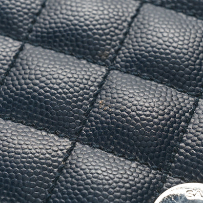 Saint Laurent Grain De Poudre Textured Mixed Matelasse Triquilt Medium Monogram Satchel Deep Marine 9 of 9