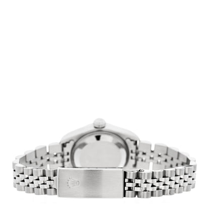 Rolex Stainless Steel 18K White Gold Mother of Pearl 26mm Oyster Perpetual Datejust Watch 69174 3 of 4
