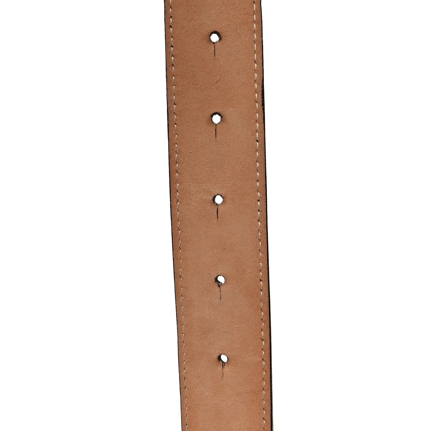 Metallic Calfskin Crystal Logo Belt 90 36 Gold