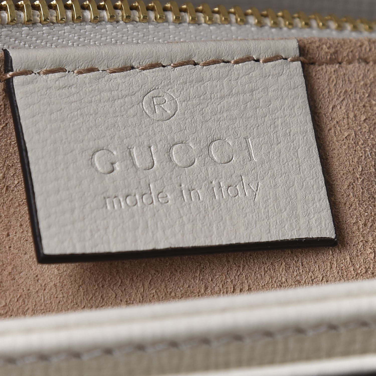 Gucci GG Supreme Monogram Horsebit 1955 Shoulder Bag Beige Mystic White 8 of 9