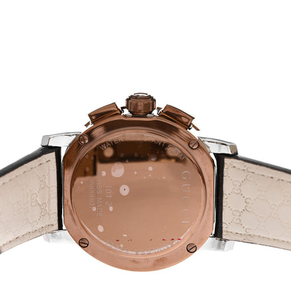 Gucci Stainless Steel Calfskin 44mm G-Chrono Quartz Watch Bronze 4 of 5