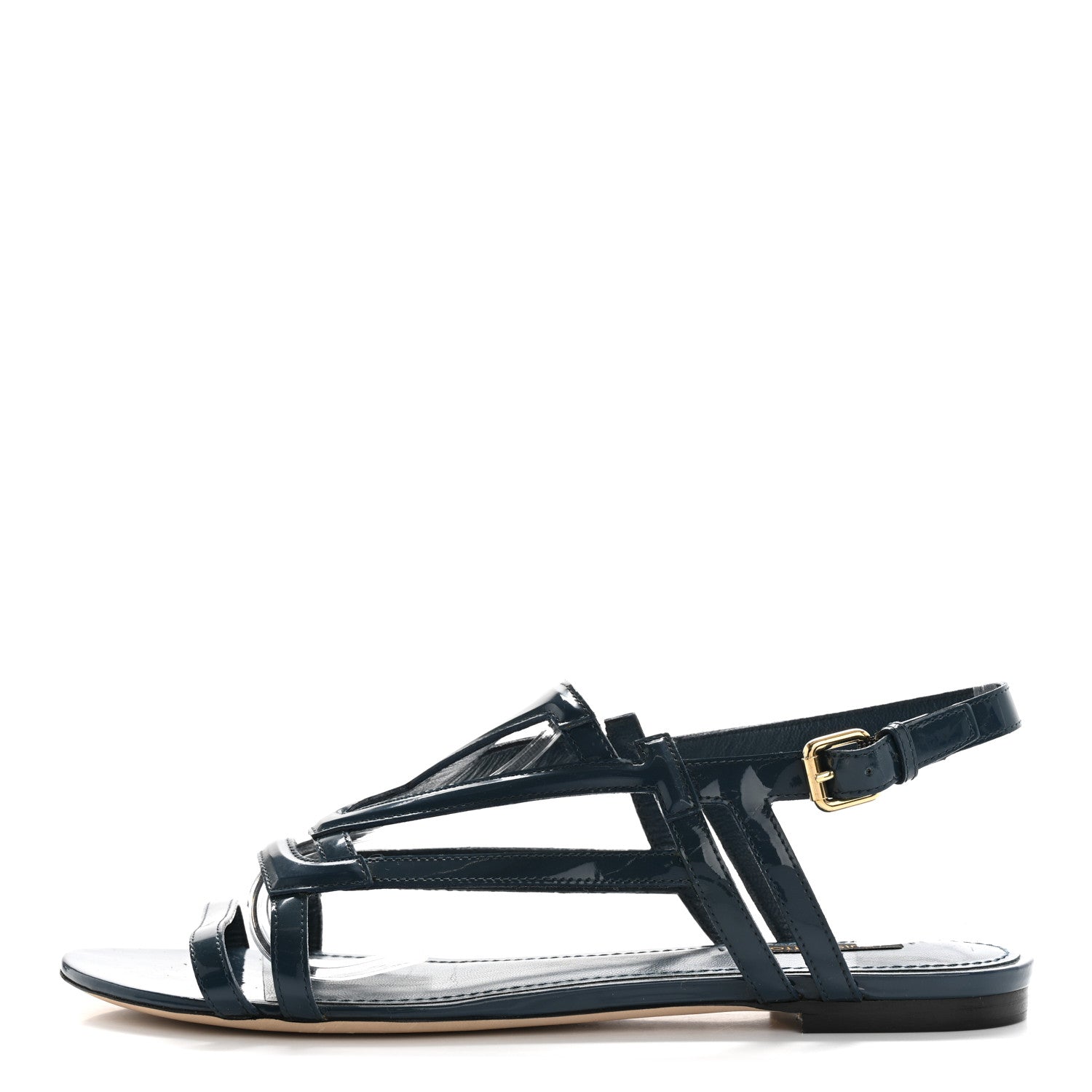 Louis Vuitton Patent Sandals LV Sandals 40 Blue 1 of 9