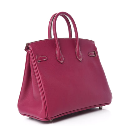 Hermes Epsom Candy Birkin 25 Tosca Rose Tyrien 3 of 12