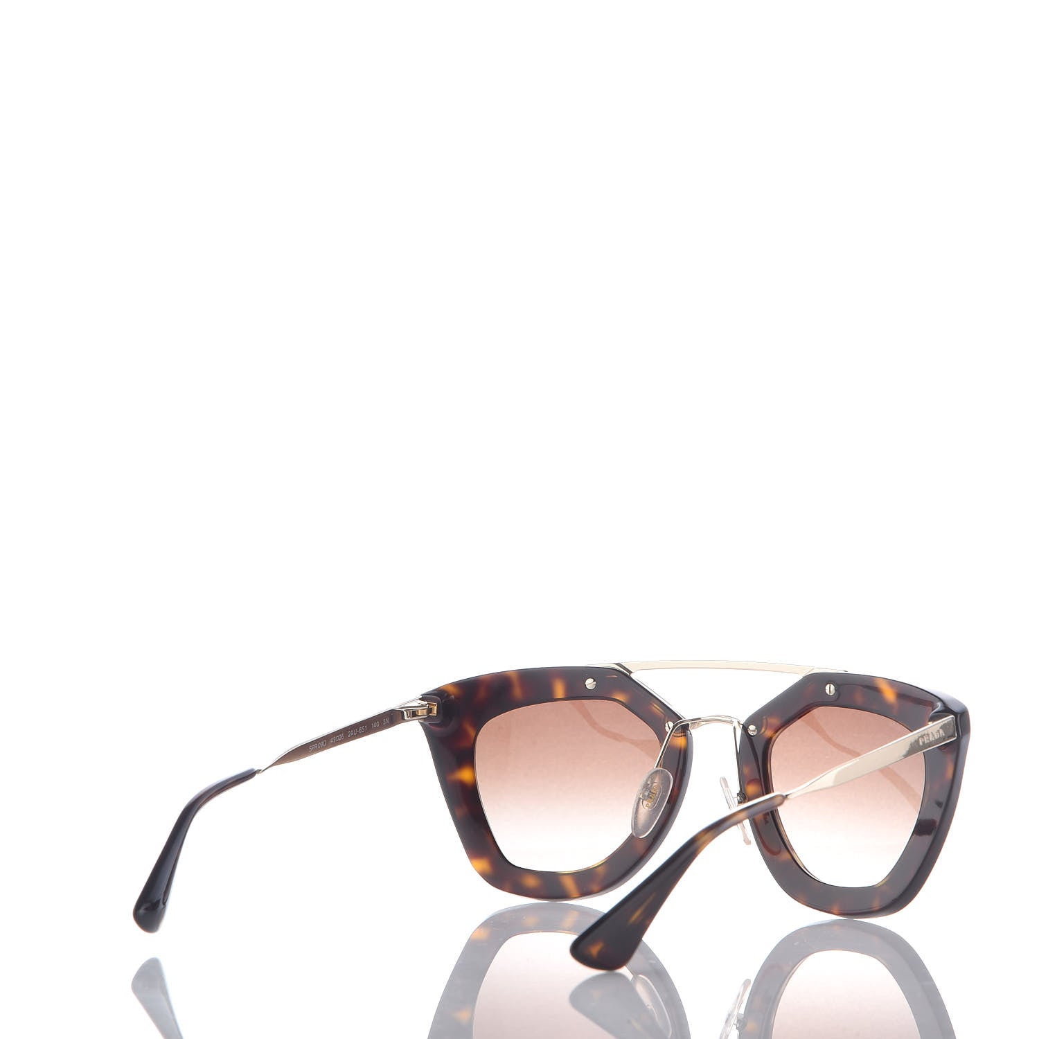 Prada Acetate Cinema Sunglasses SPR 09Q Tortoise 4 of 8