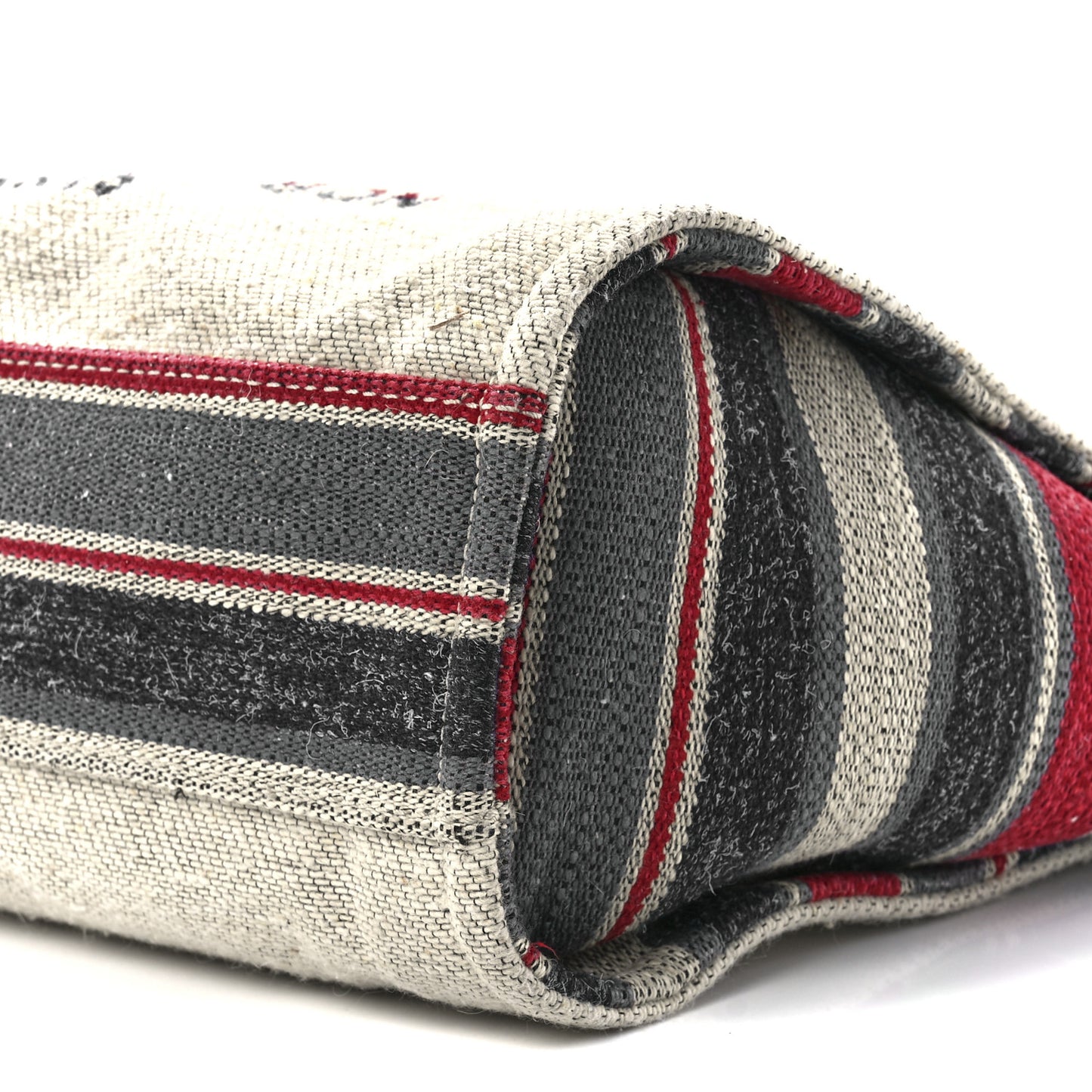 Striped Canvas Small Deauville Tote