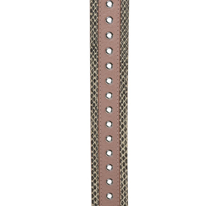 Louis Vuitton Watersnake Calfskin Bandouliere Shoulder Strap Pink Natural 3 of 5