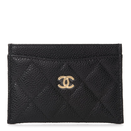 Chanel Caviar Quilted Card Holder Black 1 of 9
