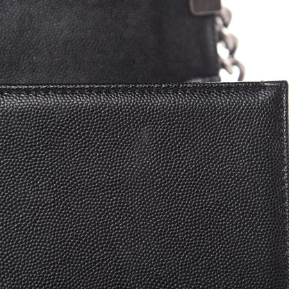 Chanel Caviar Quilted Medium Boy Flap Black 12 of 14