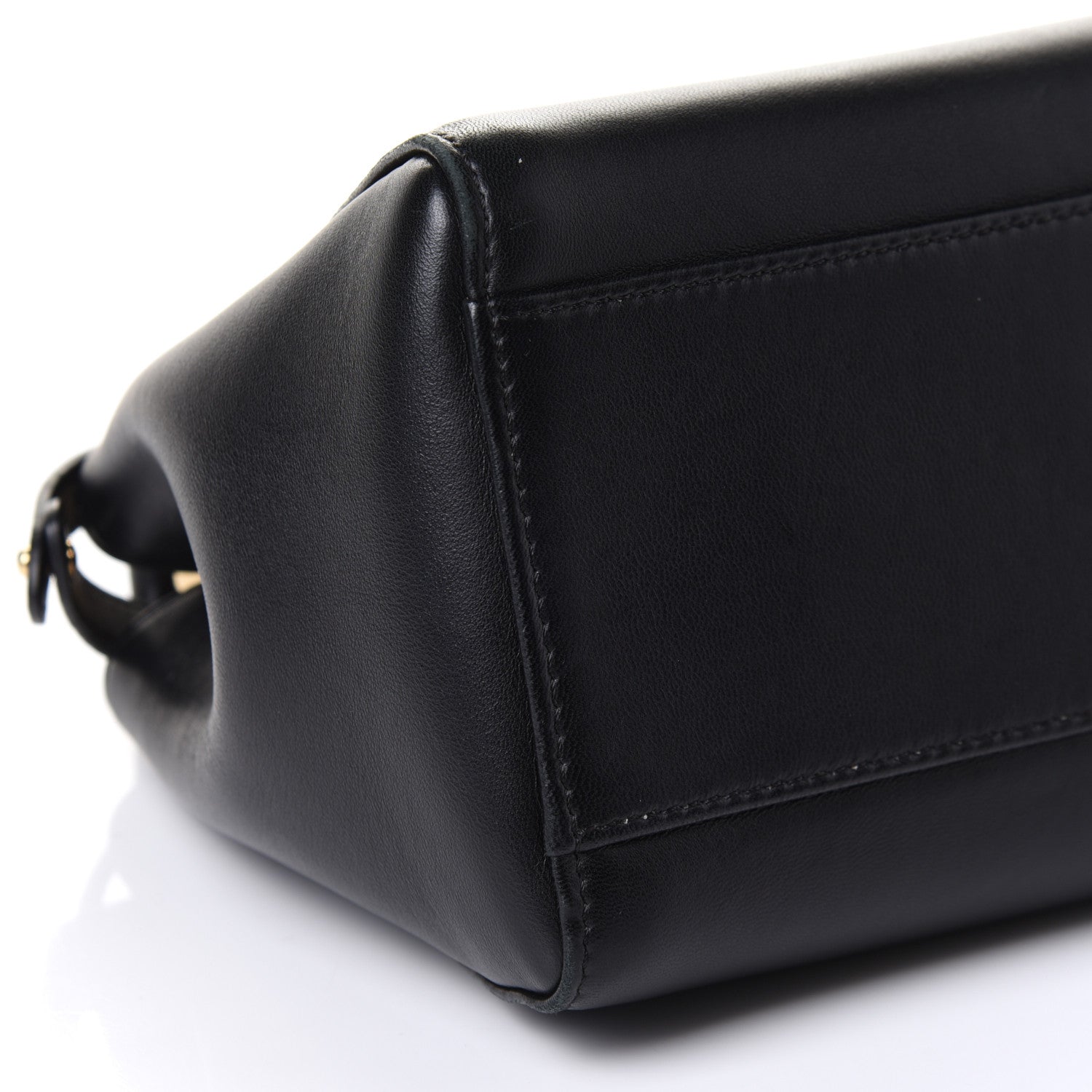 Fendi Nappa Mini Peekaboo Iconic Satchel Black 9 of 10