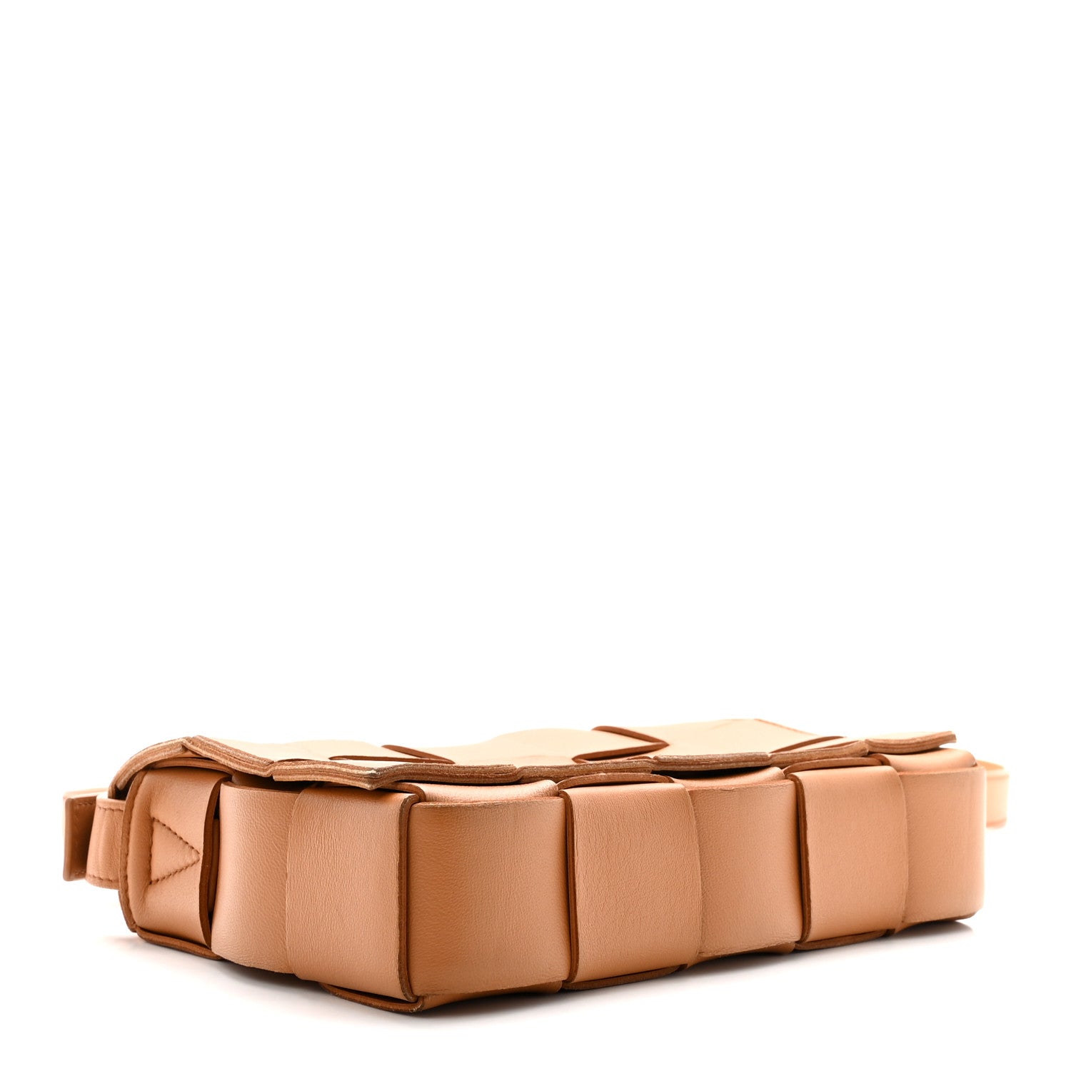 Bottega Veneta Lambskin Maxi Intrecciato Cassette Crossbody Bag