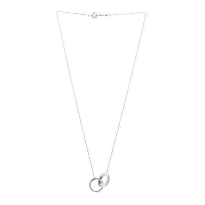 Tiffany Sterling Silver 1837 Interlocking Circles Pendant Necklace 2 of 4