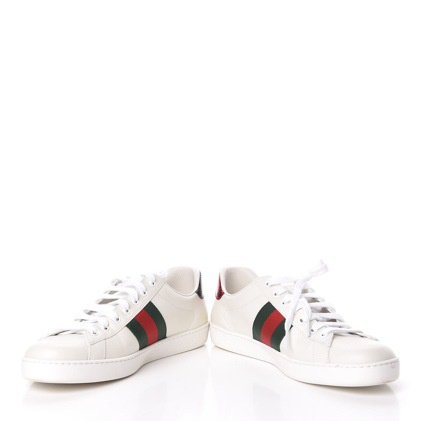 Miro Soft Calfskin Laminated Ayers Web Bee Embroidered Mens Ace Sneakers 9.5 White Green
