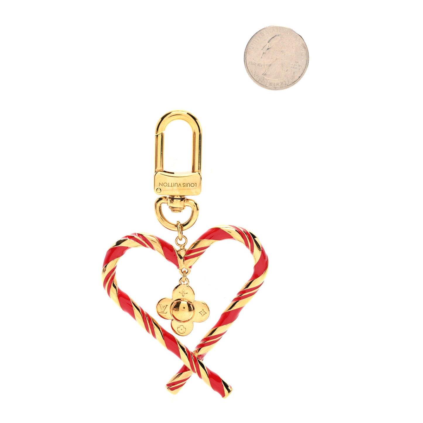 Metal Vivienne Xmas Bag Charm
