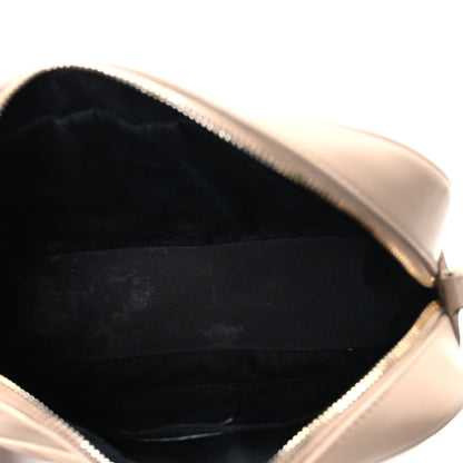 Saint Laurent Calfskin Matelasse Monogram Lou Camera Bag Dark Beige 5 of 12