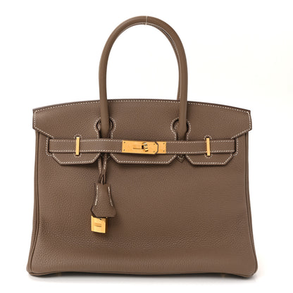 Hermes Togo Birkin 30 Etoupe 1 of 10