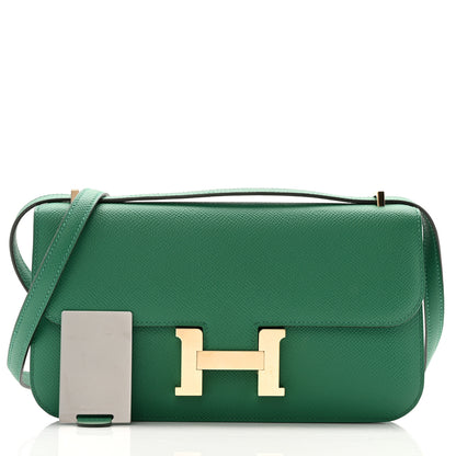 Hermes Epsom Constance 1-Elan Vert Vertigo 3 of 14