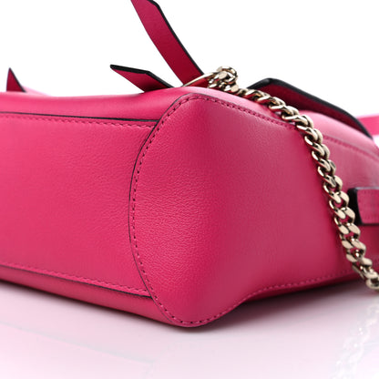Chloe Calfskin Mini Faye Day Shoulder Bag Fuchsia Rose 10 of 11