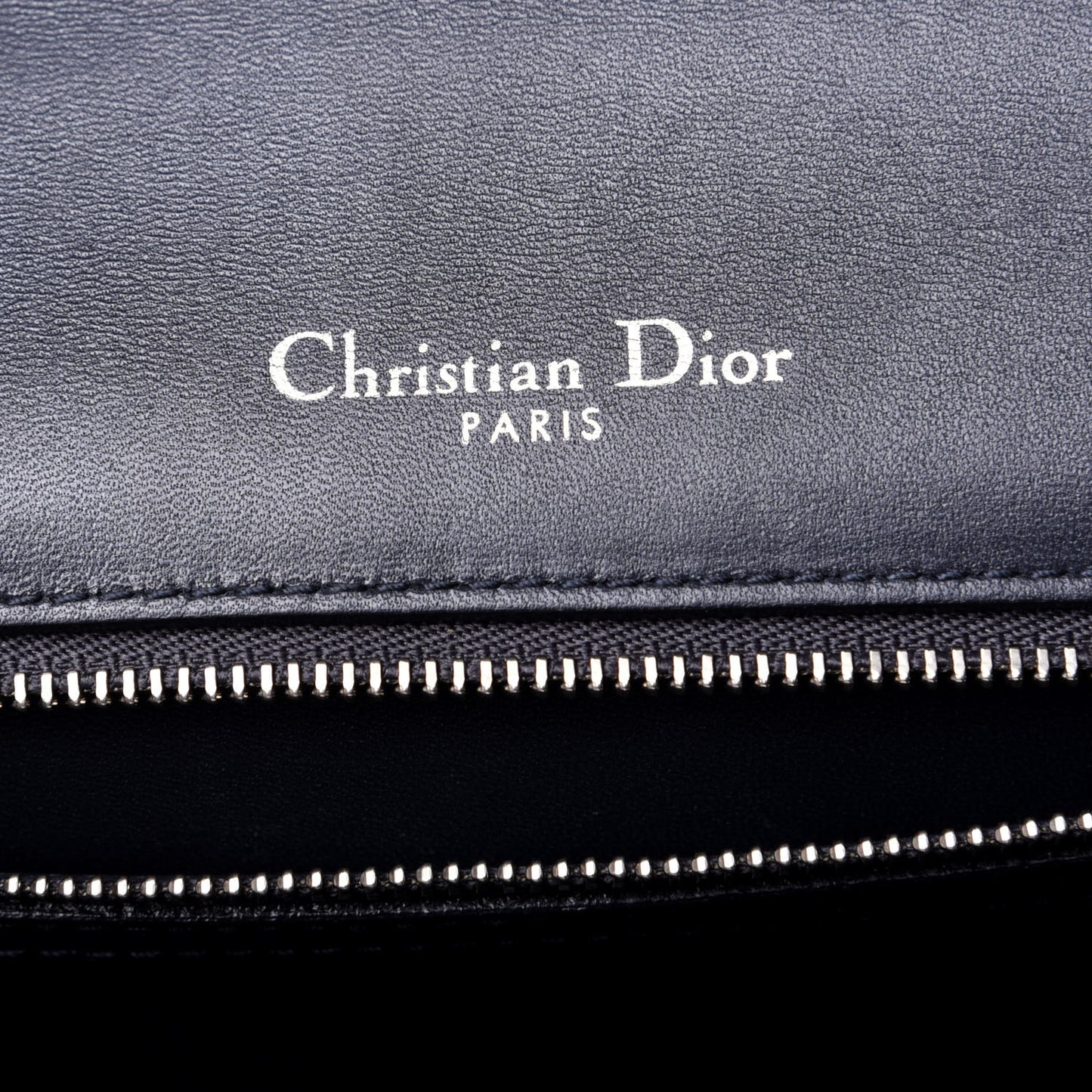 Metallic Patent Micro-Cannage Medium Diorama Flap Bag Silver