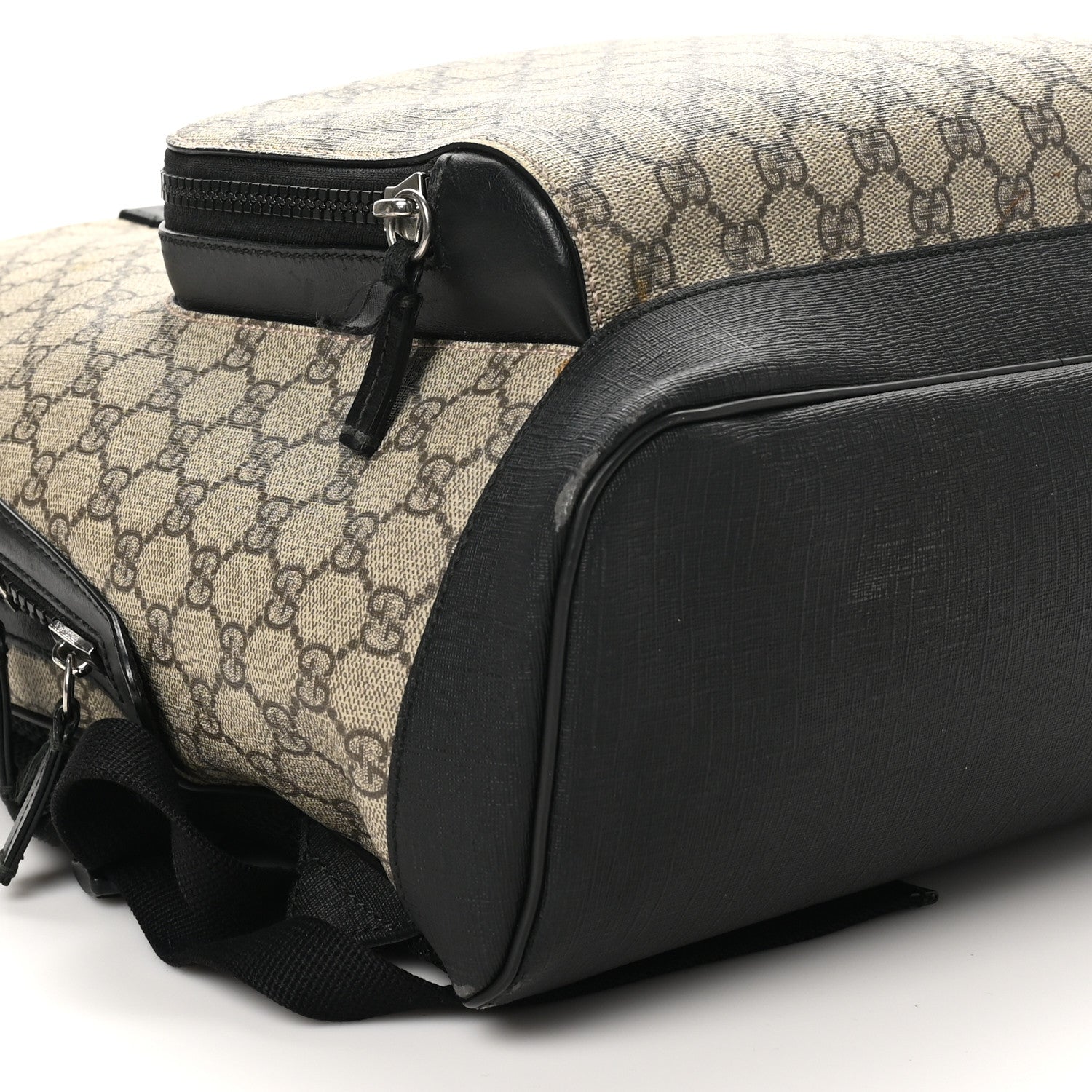 Gucci GG Supreme Monogram Medium Backpack Black 8 of 9