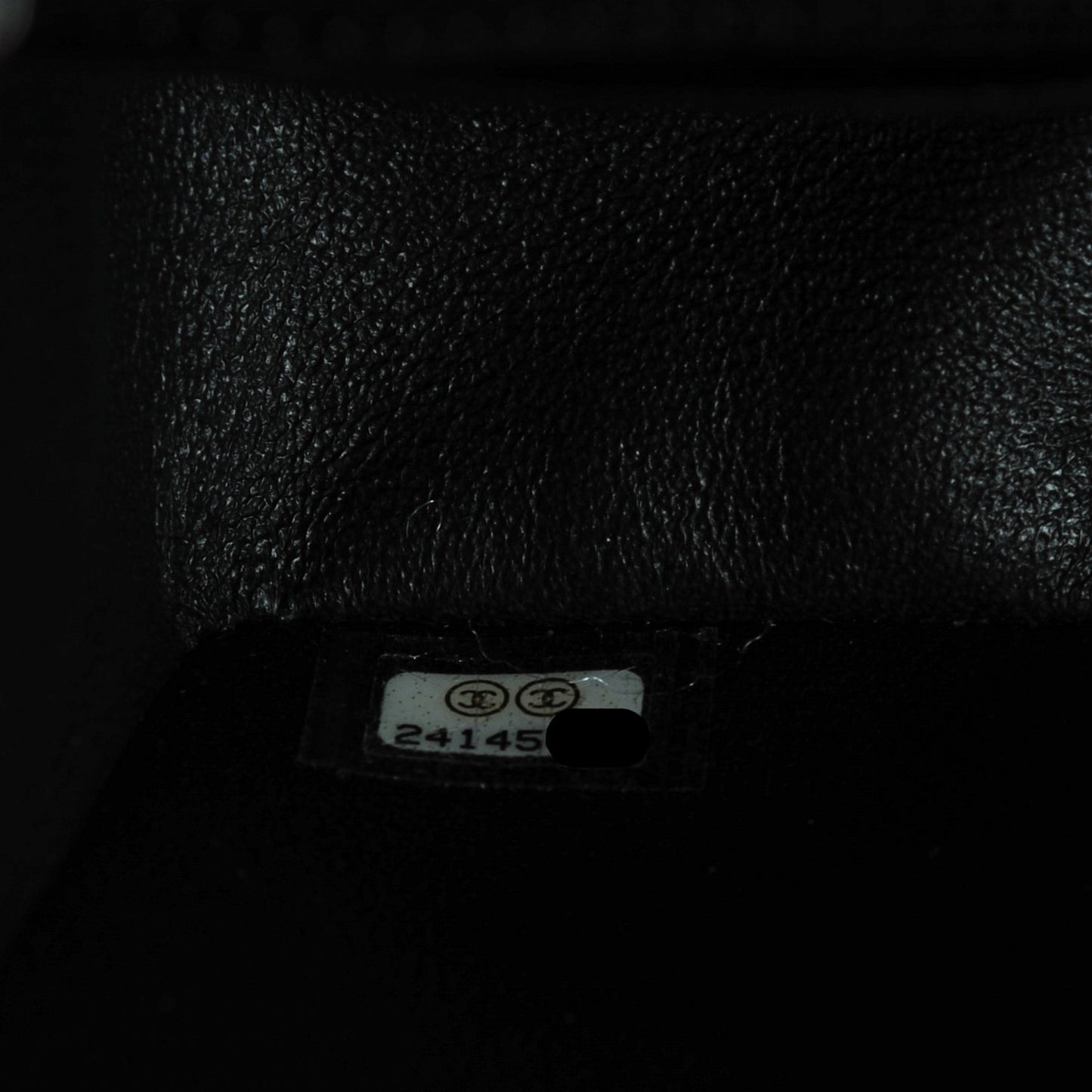Lambskin Quilted Mini Rectangular Flap Black