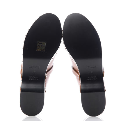 Hermes Heritage Calfskin Carlotta Mules 38 Naturel 6 of 10