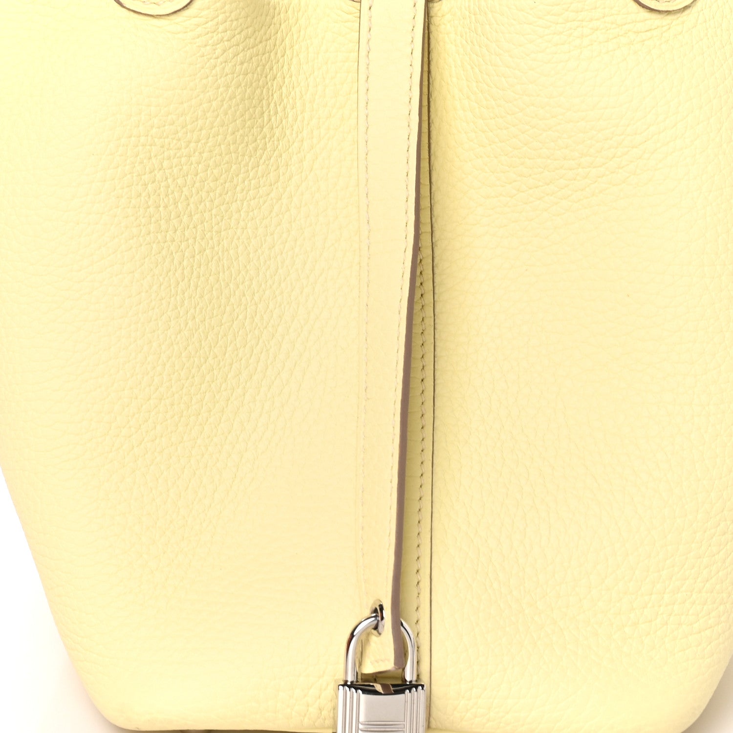 Hermes Taurillon Clemence Picotin Lock 18 PM Jaune Milton 8 of 11