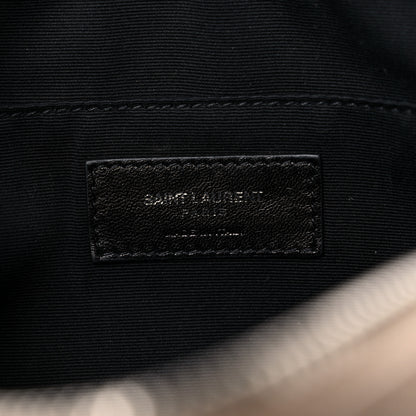 Saint Laurent Lambskin Monogram Small Lou Camera Bag Dark Beige 6 of 14