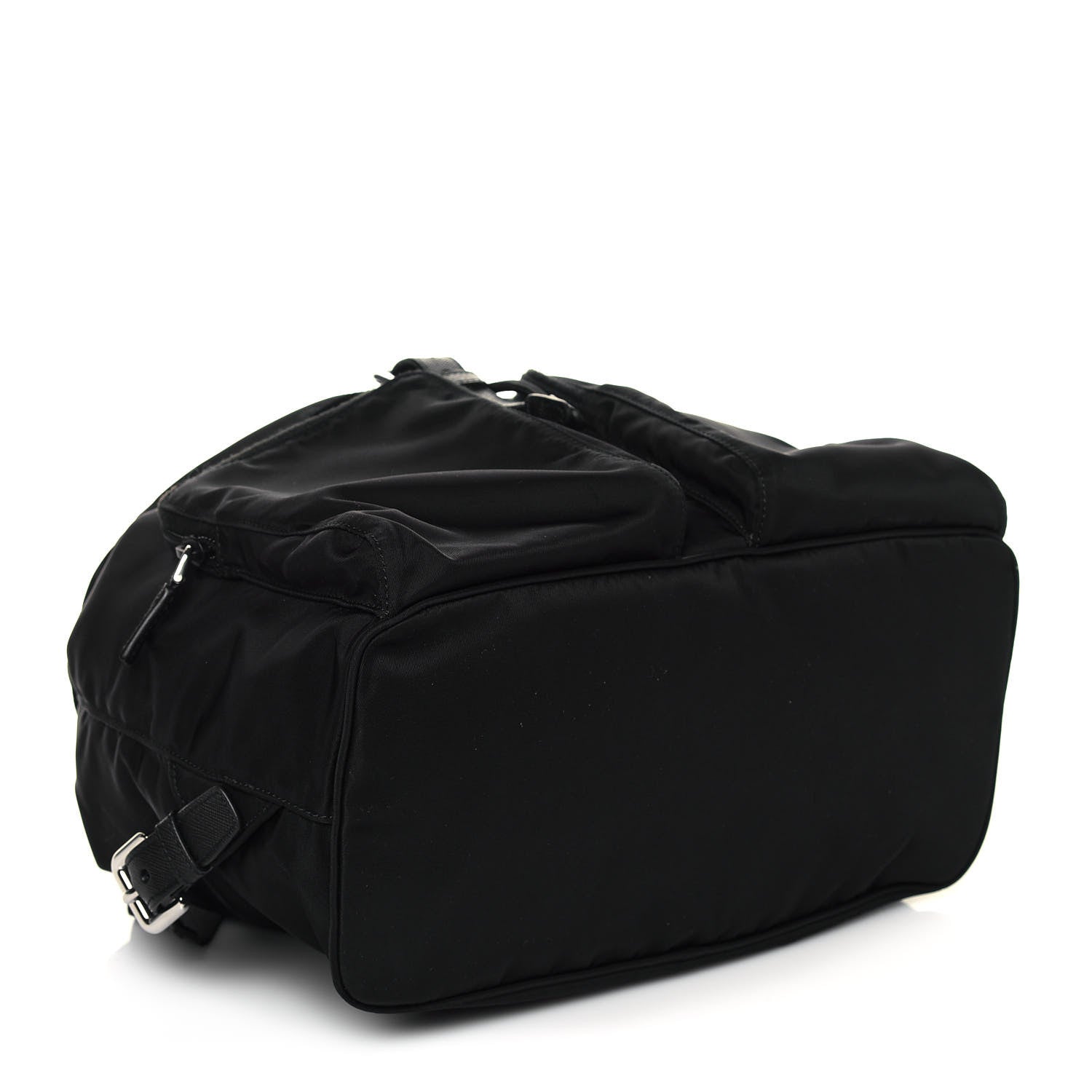 Prada Tessuto Nylon Vela Saffiano Large Backpack Black 3 of 10