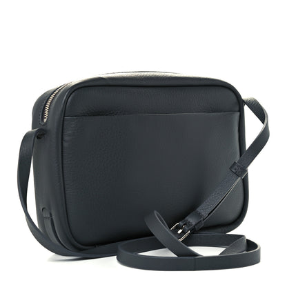Balenciaga Smooth Calfskin Logo S Everyday Camera Bag Gris Fossile White 3 of 9