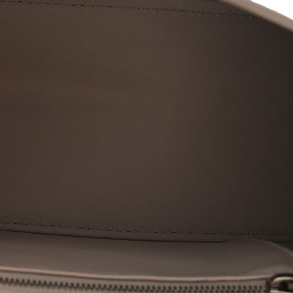 Balenciaga Shiny Calfskin Monochrome Crocodile Embossed Small Hourglass Top Handle Bag Nacre 5 of 13