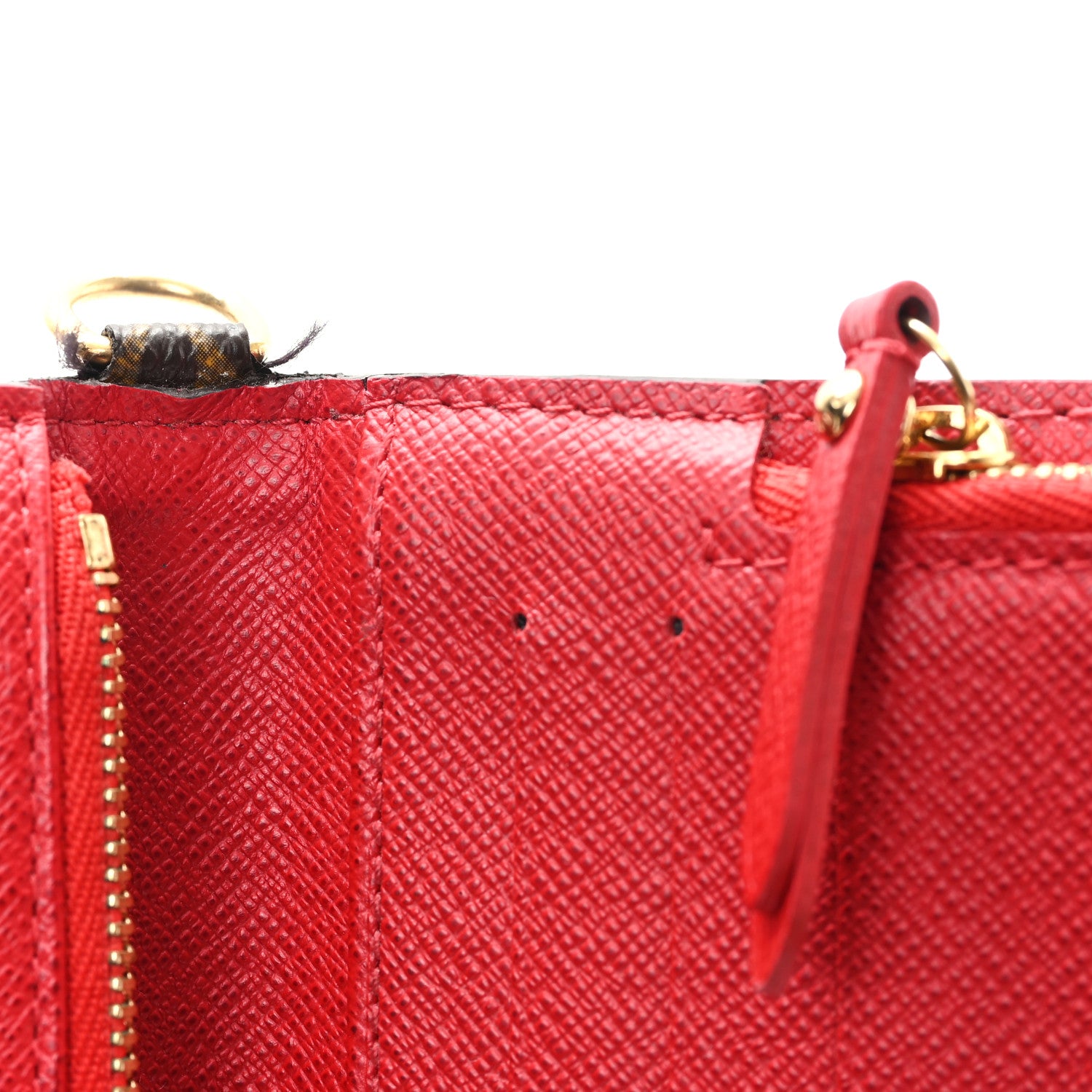 Louis Vuitton Monogram Insolite Wallet Red 8 of 9