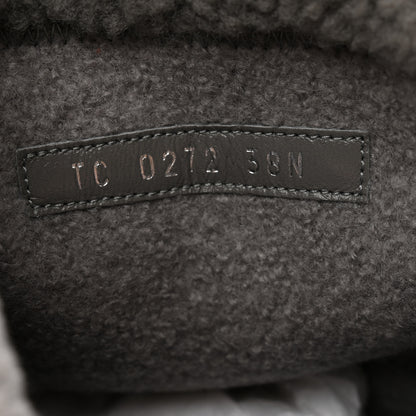 Louis Vuitton Suede Calfskin Shearling Snowdrop Flat Ankle Boot 38 Grey 8 of 8