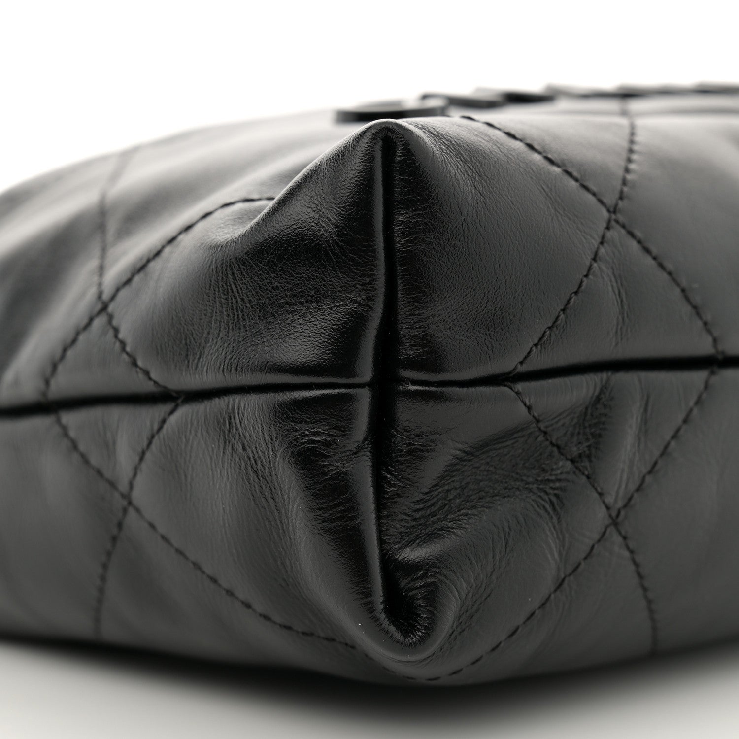 Chanel Shiny Calfskin Quilted Mini Chanel 22 So Black 9 of 12