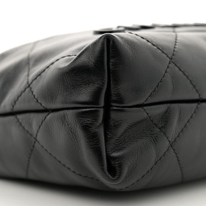 Chanel Shiny Calfskin Quilted Mini Chanel 22 So Black 9 of 12