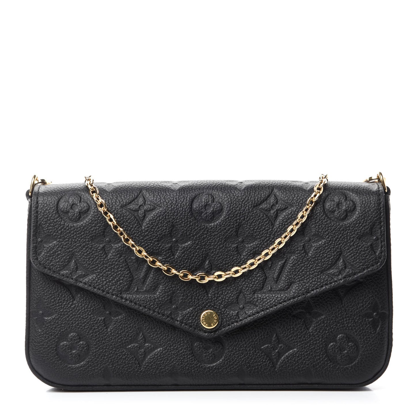 Empreinte Pochette Felicie Chain Wallet Black