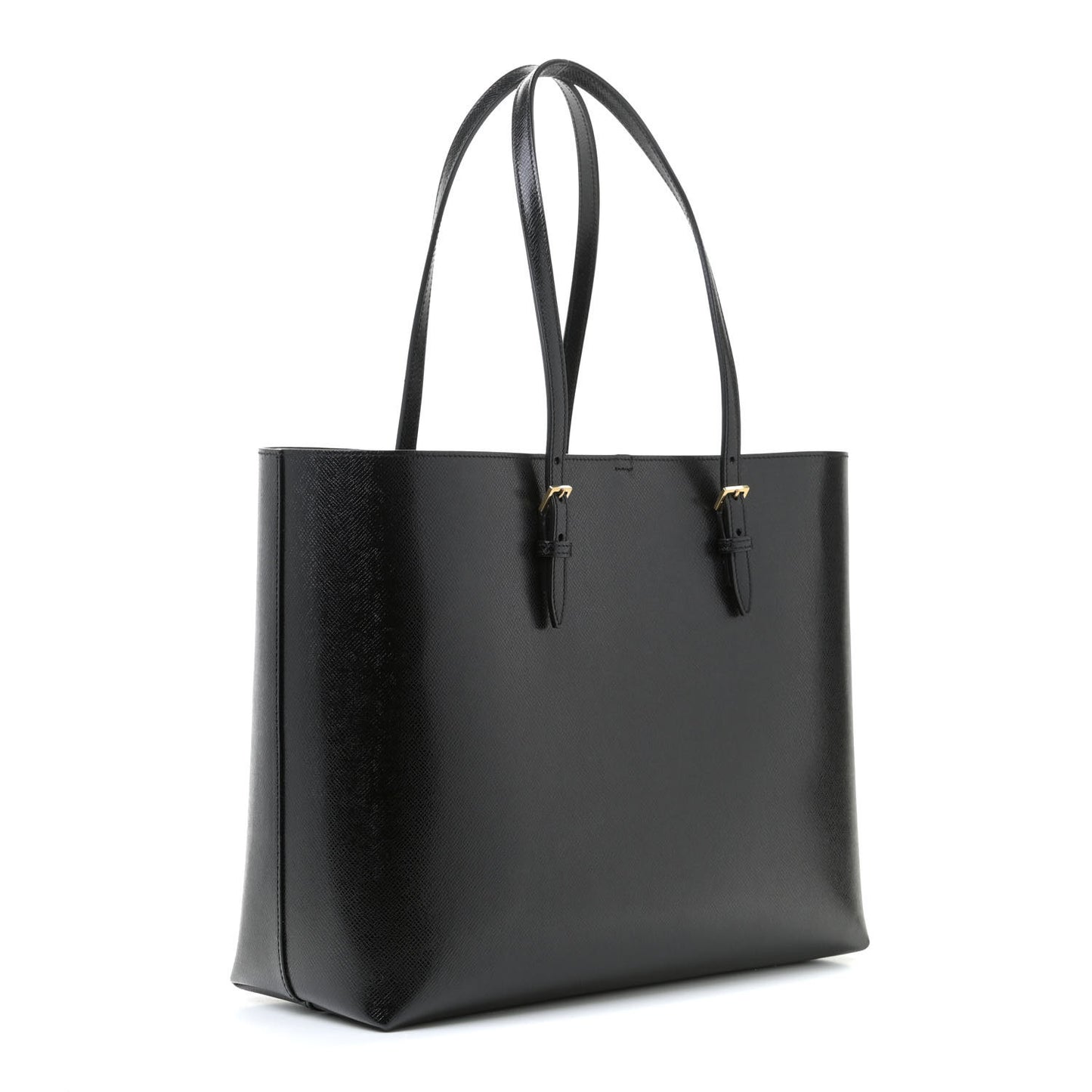 Calfskin Large Shopping Tote Black
